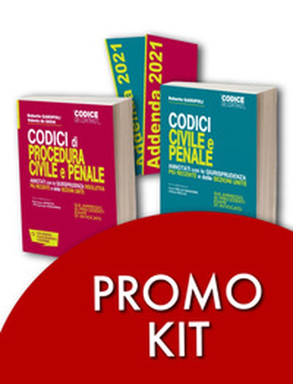 Kit codici contrasti esame avvocato 2021: Codice dei contrasti di procedura civile e procedura penale-Codice dei Contrasti Civile e Penale. Con addenda 2021 - Librerie.coop Kit codici contrasti esame avvocato 2021: Codice dei contrasti di procedura civile e procedura penale-Codice dei Contrasti Civile e Penale. Con addenda 2021 - Librerie.coop
