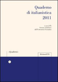 Quaderno di italianistica 2011 - Librerie.coop