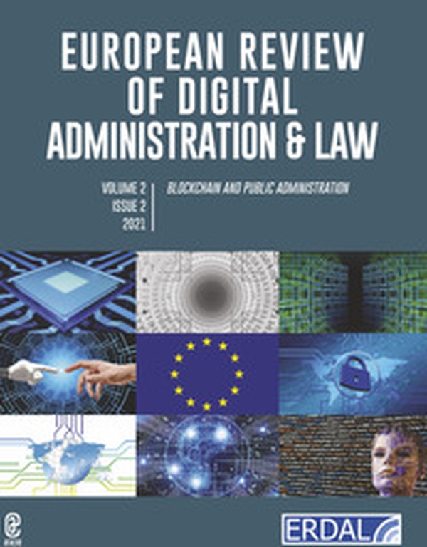 European review of digital administration & law - Librerie.coop European review of digital administration & law - Librerie.coop