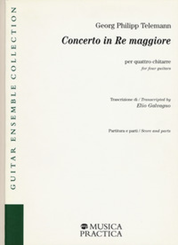 Concerto in re maggiore per quattro chitarre. Partitura e parti. Ediz. italiana e inglese - Librerie.coop Concerto in re maggiore per quattro chitarre. Partitura e parti. Ediz. italiana e inglese - Librerie.coop