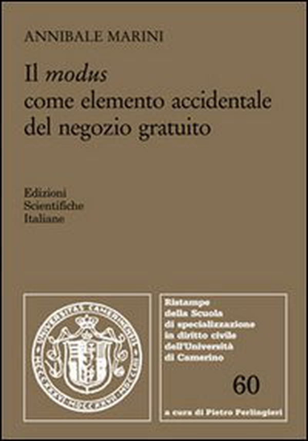 Il modus come elemento accidentale del negozio gratuito - Librerie.coop Il modus come elemento accidentale del negozio gratuito - Librerie.coop