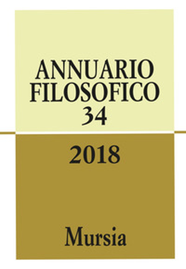 Annuario filosofico 2018 - Vol. 34 - Librerie.coop Annuario filosofico 2018 - Vol. 34 - Librerie.coop