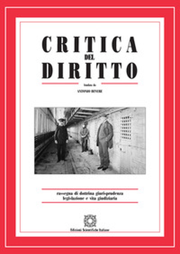 Critica del diritto. Rassegna di dottrina giurisprudenza legislazione e vita giudiziaria - Vol. 1 - Librerie.coop Critica del diritto. Rassegna di dottrina giurisprudenza legislazione e vita giudiziaria - Vol. 1 - Librerie.coop