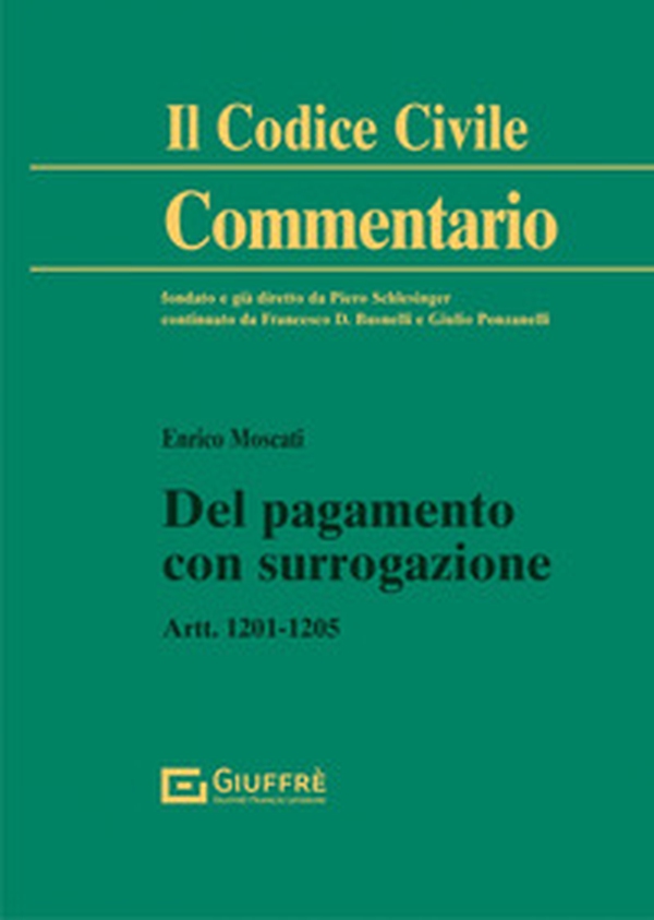 Del pagamento con surrogazione - Librerie.coop Del pagamento con surrogazione - Librerie.coop