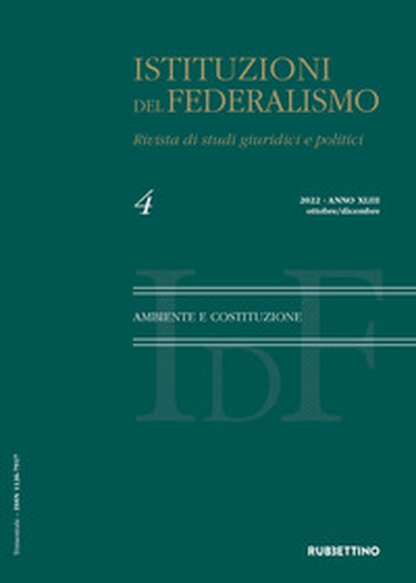 Istituzioni del federalismo. Rivista di studi giuridici e politici - Vol. 4 - Librerie.coop Istituzioni del federalismo. Rivista di studi giuridici e politici - Vol. 4 - Librerie.coop