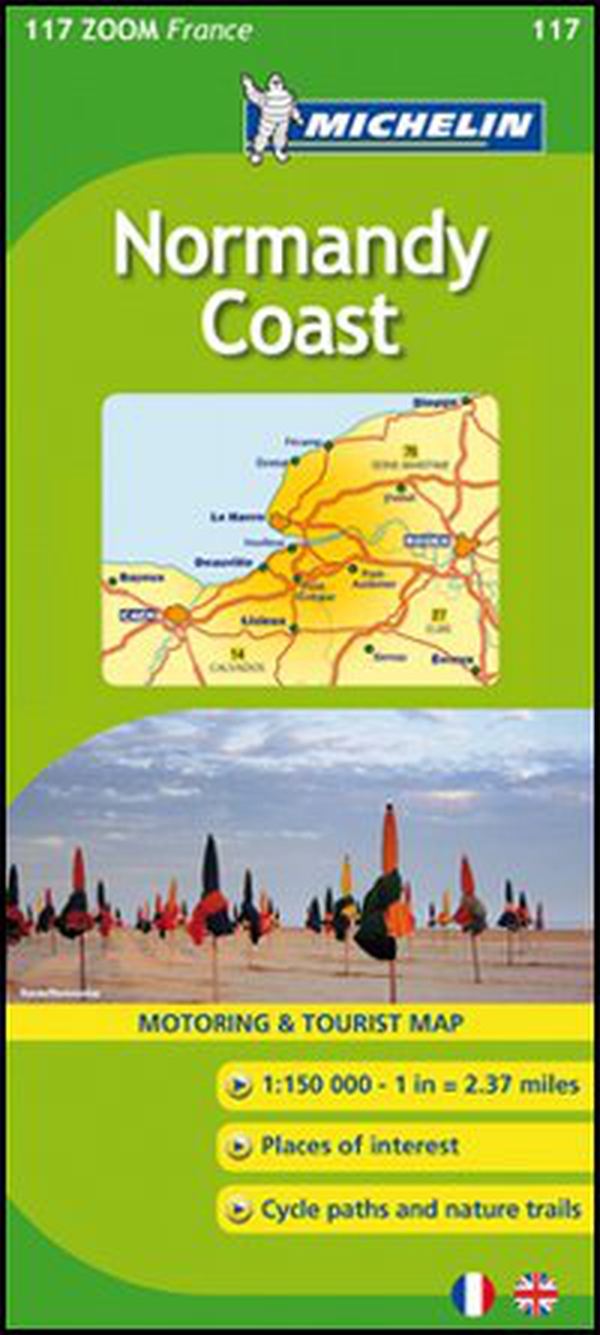 Normandy Coast 1:150.000. Ediz. inglese e francese - Librerie.coop Normandy Coast 1:150.000. Ediz. inglese e francese - Librerie.coop