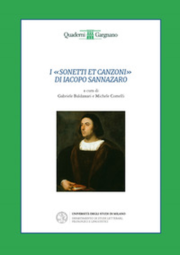 I «Sonetti et canzoni» di Iacopo Sannazaro - Librerie.coop I «Sonetti et canzoni» di Iacopo Sannazaro - Librerie.coop