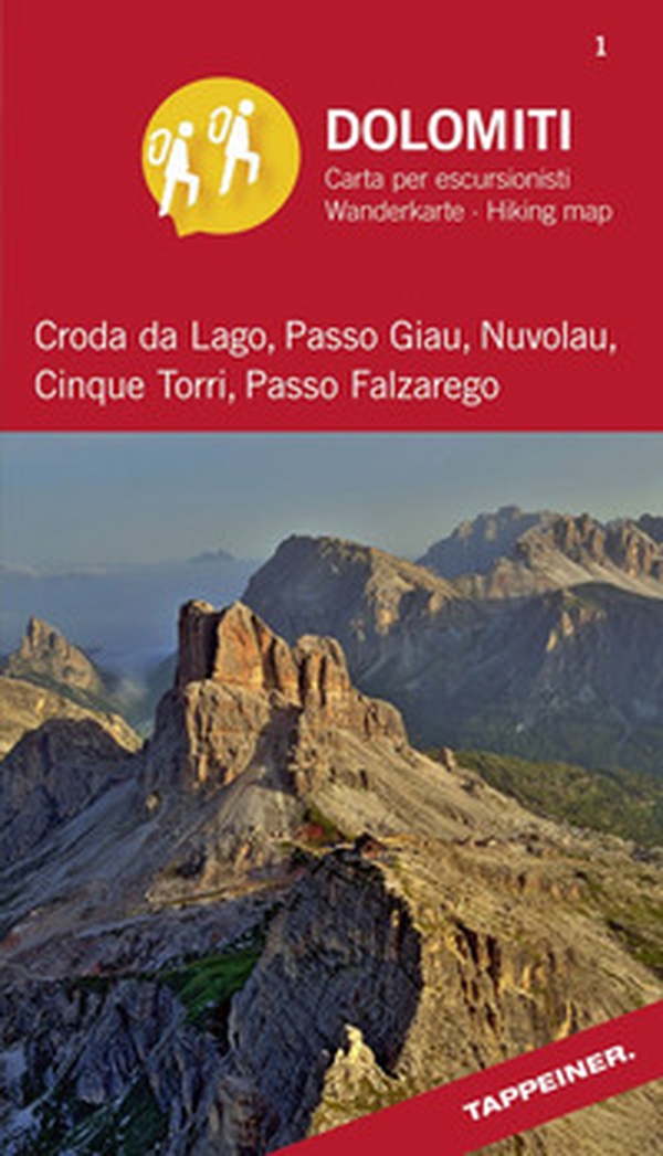 Dolomiti. 360° panorama-wanderkarte. Croda da Lago. Cartina escursionistica panorama a 360° - Librerie.coop Dolomiti. 360° panorama-wanderkarte. Croda da Lago. Cartina escursionistica panorama a 360° - Librerie.coop