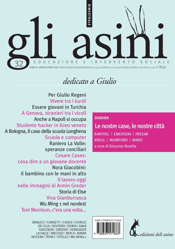 Gli asini n. 32. Rivista di educazione e intervento sociale - Librerie.coop Gli asini n. 32. Rivista di educazione e intervento sociale - Librerie.coop