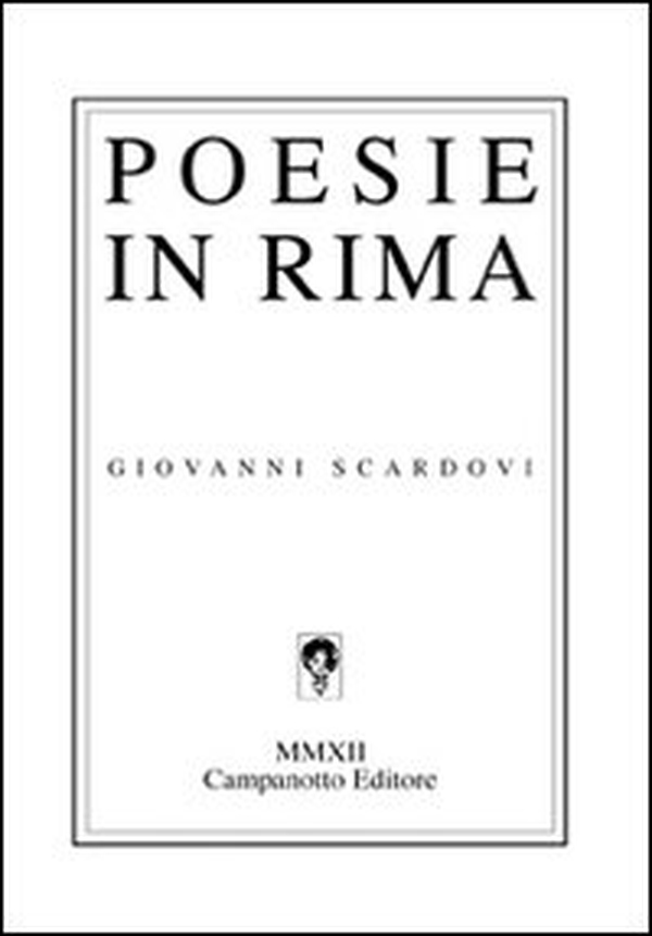 Poesie in rima - Librerie.coop Poesie in rima - Librerie.coop