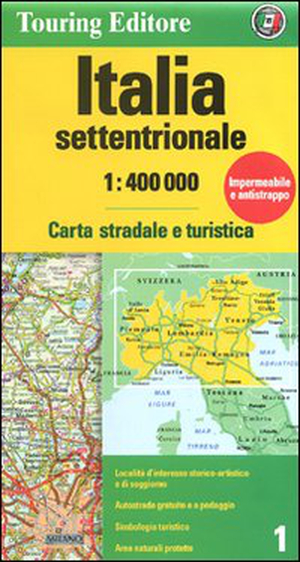 Italia settentrionale 1:400.000. Carta stradale e turistica - Librerie.coop Italia settentrionale 1:400.000. Carta stradale e turistica - Librerie.coop