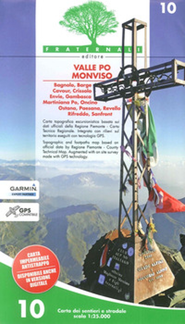 Carta n. 10. Valle Po, Monviso. Carta dei sentieri e stradale 1:25.000 - Librerie.coop Carta n. 10. Valle Po, Monviso. Carta dei sentieri e stradale 1:25.000 - Librerie.coop