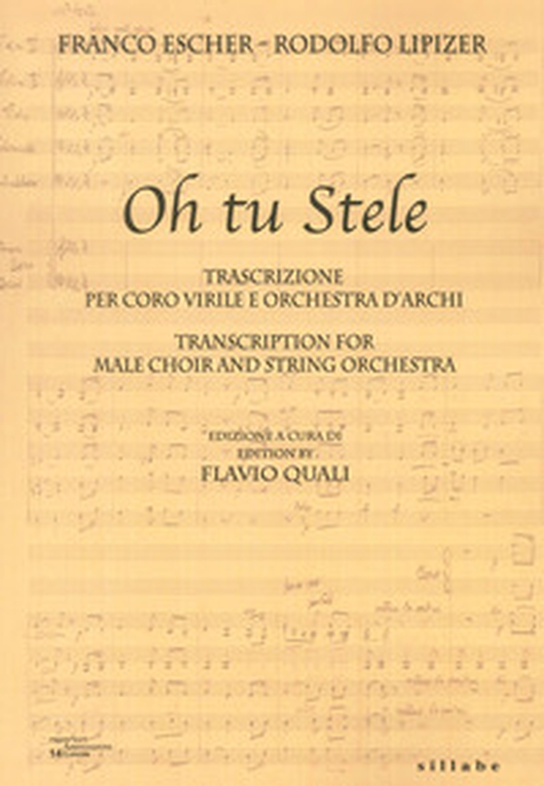 Oh tu Stele. Trascrizione per coro virile e orchestra d'archi. Ediz. italiana e inglese - Librerie.coop Oh tu Stele. Trascrizione per coro virile e orchestra d'archi. Ediz. italiana e inglese - Librerie.coop
