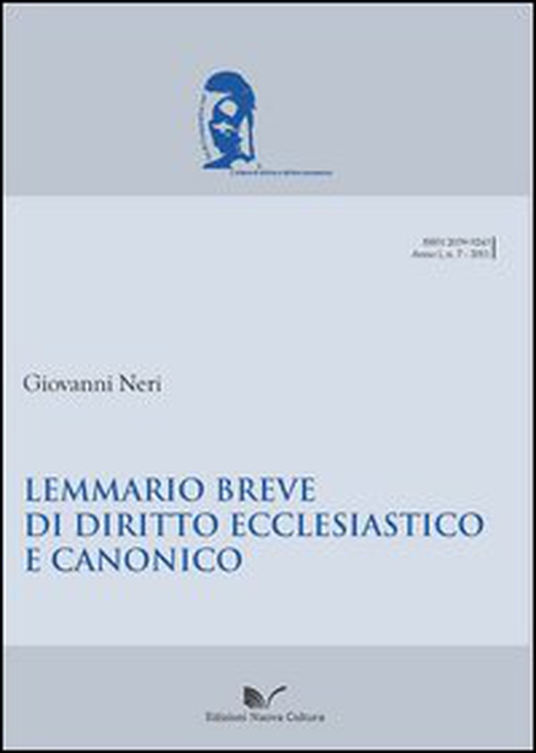 Lemmario breve di diritto ecclesiastico e canonico - Librerie.coop Lemmario breve di diritto ecclesiastico e canonico - Librerie.coop