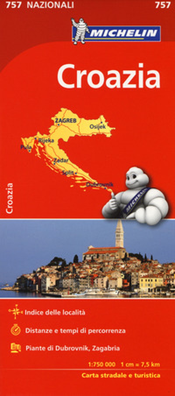 Croazia 1:750.000 - Librerie.coop Croazia 1:750.000 - Librerie.coop