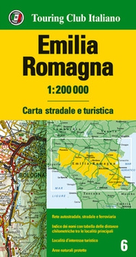 Emilia Romagna 1:200.000. Carta stradale e turistica - Librerie.coop