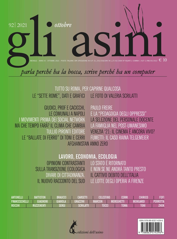 Gli asini n.92 ottobre 2021 - Librerie.coop Gli asini n.92 ottobre 2021 - Librerie.coop