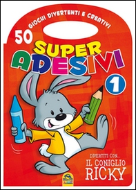 Divertiti con il coniglio Ricky. Super adesivi - Vol. 1 - Librerie.coop