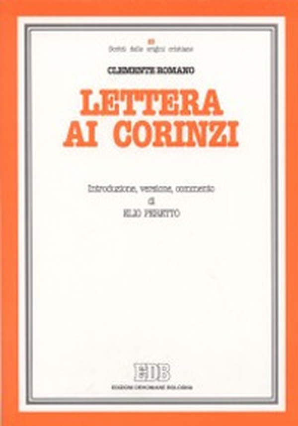 Lettera ai Corinzi - Librerie.coop Lettera ai Corinzi - Librerie.coop