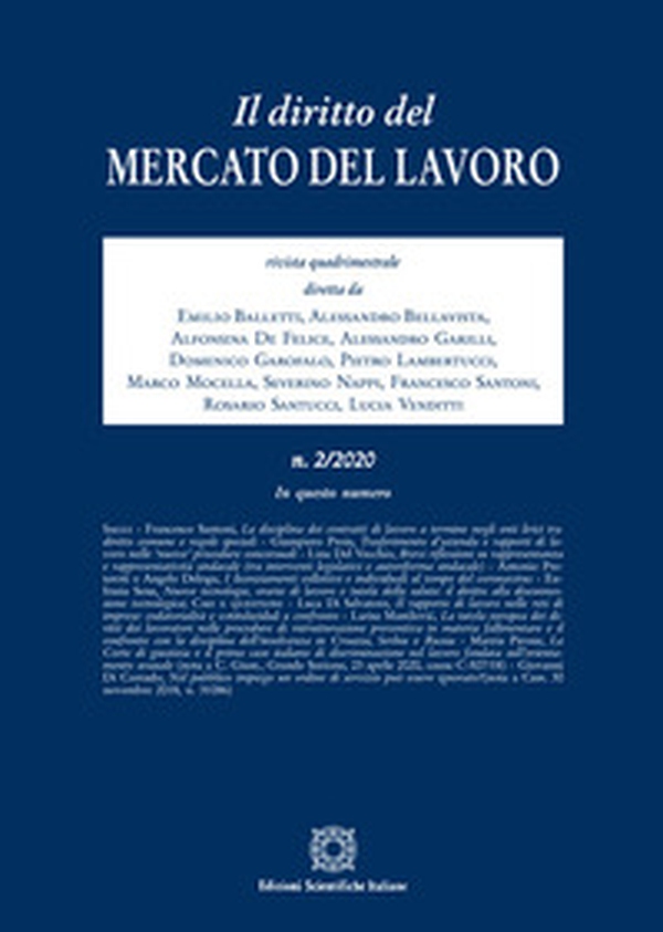 Il diritto del mercato del lavoro - Vol. 2 - Librerie.coop Il diritto del mercato del lavoro - Vol. 2 - Librerie.coop
