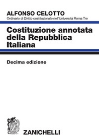 Costituzione annotata della Repubblica italiana - Librerie.coop