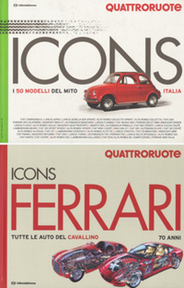 Icons Ferrari: Tutte le auto del cavallino. 70 anni-I 50 modelli del mito Quattroruote - Librerie.coop Icons Ferrari: Tutte le auto del cavallino. 70 anni-I 50 modelli del mito Quattroruote - Librerie.coop