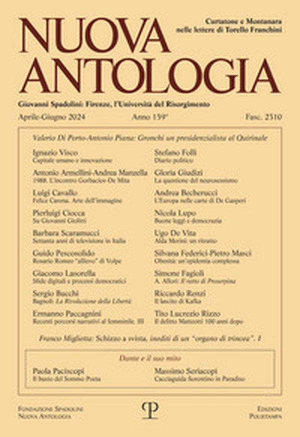 Nuova antologia - Vol. 159 - Librerie.coop Nuova antologia - Vol. 159 - Librerie.coop