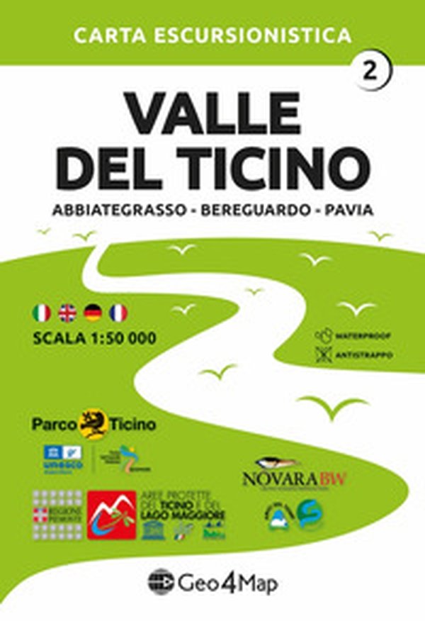 Valle del Ticino 02 Abbiategrasso, Bereguardo, Pavia. Carta escursionistica 1:50.000 - Librerie.coop Valle del Ticino 02 Abbiategrasso, Bereguardo, Pavia. Carta escursionistica 1:50.000 - Librerie.coop