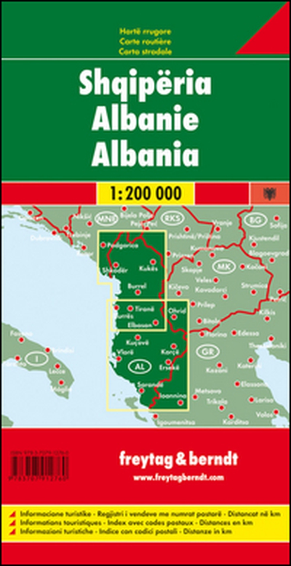 Albania 1:200.000 - Librerie.coop Albania 1:200.000 - Librerie.coop