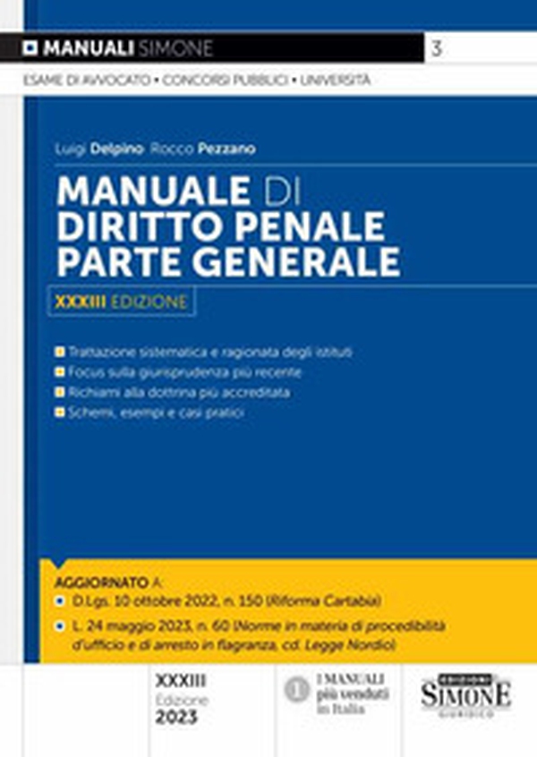 Manuale di diritto penale. Parte generale - Librerie.coop Manuale di diritto penale. Parte generale - Librerie.coop