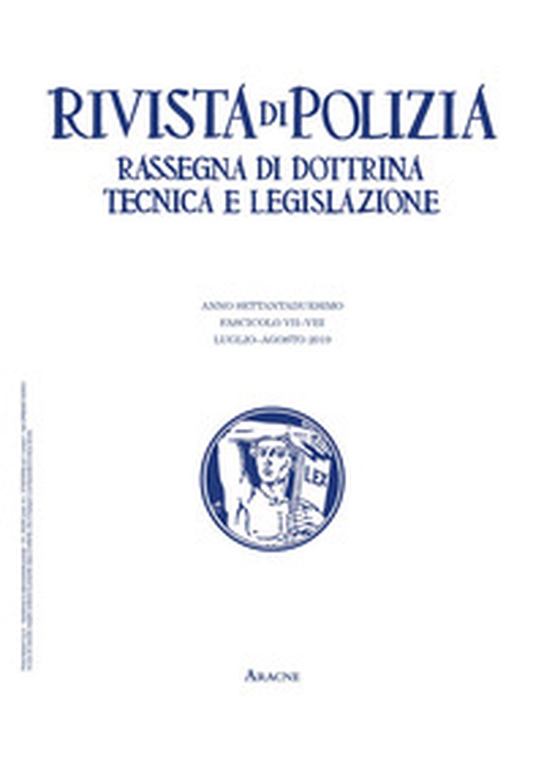 Rivista di polizia. Rassegna di dottrina tecnica e legislazione - Librerie.coop Rivista di polizia. Rassegna di dottrina tecnica e legislazione - Librerie.coop
