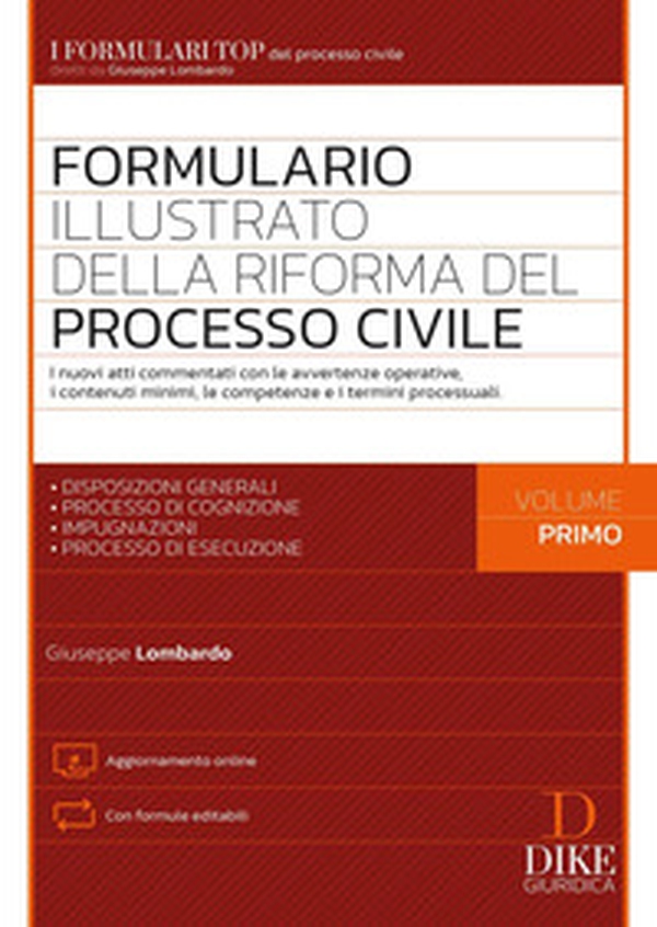 Formulario illustrato della riforma del processo civile - Vol. 1 - Librerie.coop Formulario illustrato della riforma del processo civile - Vol. 1 - Librerie.coop