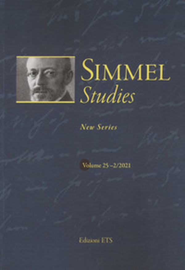 Simmel studies. New series - Vol. 2 - Librerie.coop Simmel studies. New series - Vol. 2 - Librerie.coop