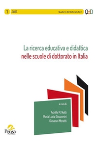 La ricerca educativa e didattica nelle scuole di dottorato in Italia - Librerie.coop
