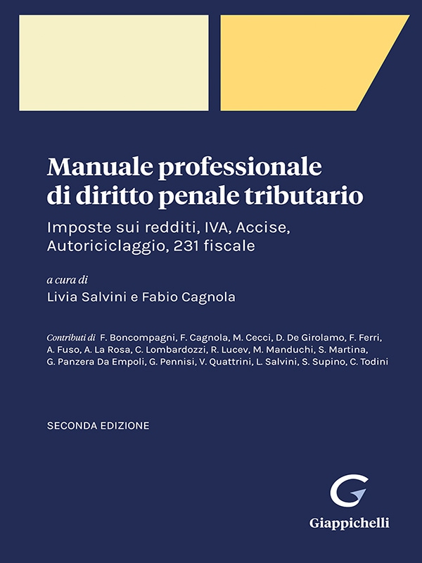 Manuale professionale di diritto penale tributario - e-Book - Librerie.coop Manuale professionale di diritto penale tributario - e-Book - Librerie.coop