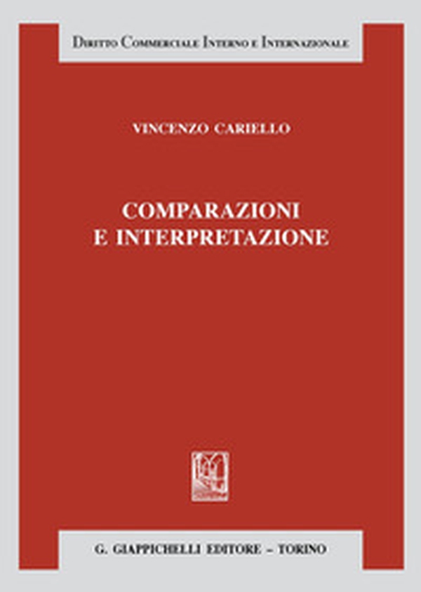 Comparazioni e interpretazione - Librerie.coop Comparazioni e interpretazione - Librerie.coop