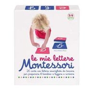 Le mie lettere. Montessori. 26 carte con lettere smerigliate da toccare per preparare il bambino a leggere e scrivere - Librerie.coop