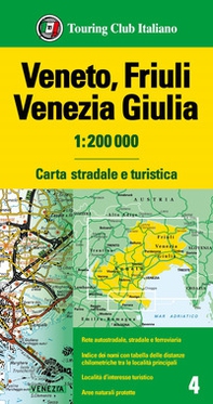 Veneto, Friuli Venezia Giulia 1:200.000 - Librerie.coop