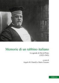Memorie di un rabbino italiano. Le agende di David Prato (1922-1943) - Librerie.coop
