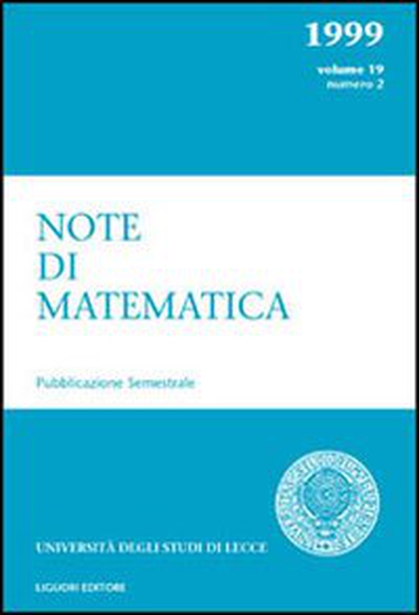 Note di matematica - Librerie.coop Note di matematica - Librerie.coop
