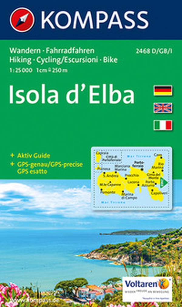 Carta escursionistica n. 2468. Isola d'Elba 1:25.000 - Librerie.coop Carta escursionistica n. 2468. Isola d'Elba 1:25.000 - Librerie.coop
