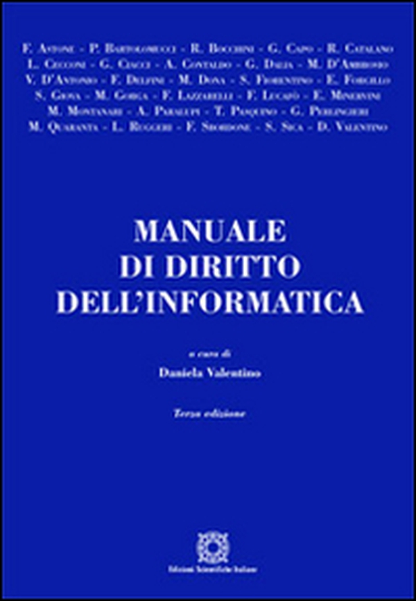 Manuale di diritto dell'informatica - Librerie.coop Manuale di diritto dell'informatica - Librerie.coop