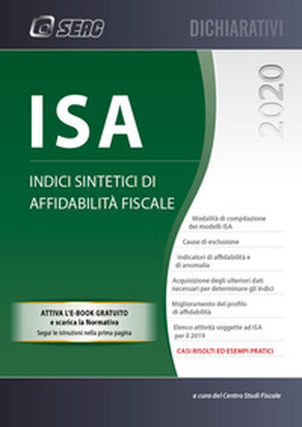 ISA 2020. Indici sintetici di affidabilità fiscale - Librerie.coop ISA 2020. Indici sintetici di affidabilità fiscale - Librerie.coop