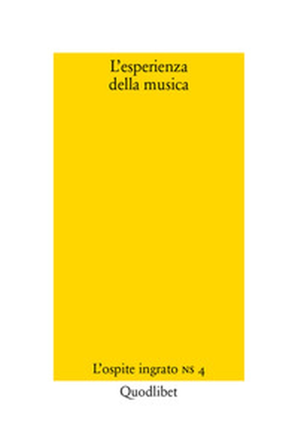 L'esperienza della musica - Librerie.coop L'esperienza della musica - Librerie.coop