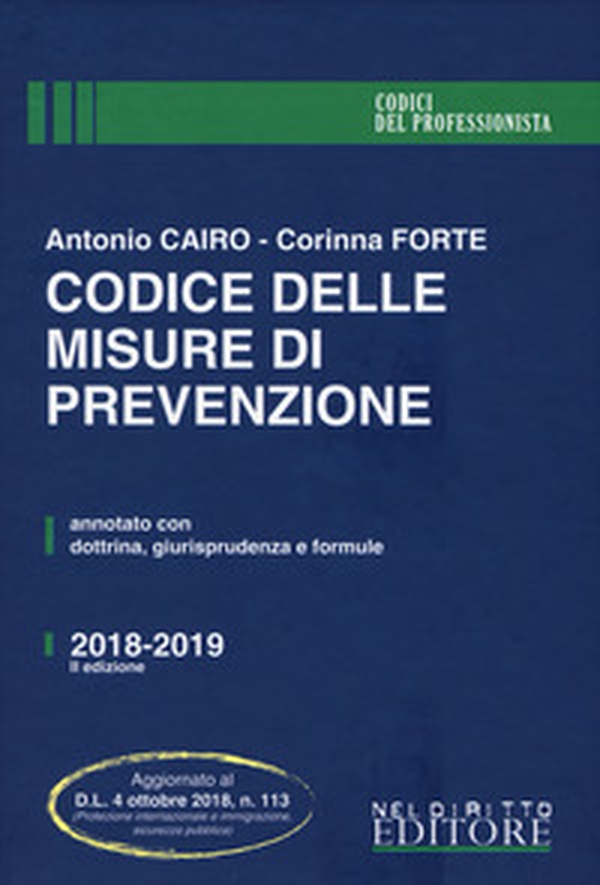 Codice delle misure di prevenzione - Librerie.coop Codice delle misure di prevenzione - Librerie.coop