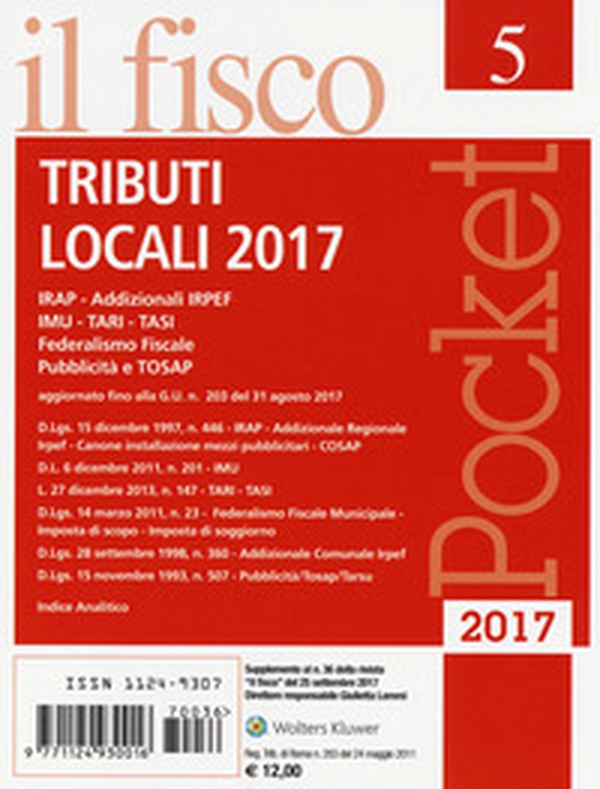 Tributi locali 2017 - Librerie.coop Tributi locali 2017 - Librerie.coop