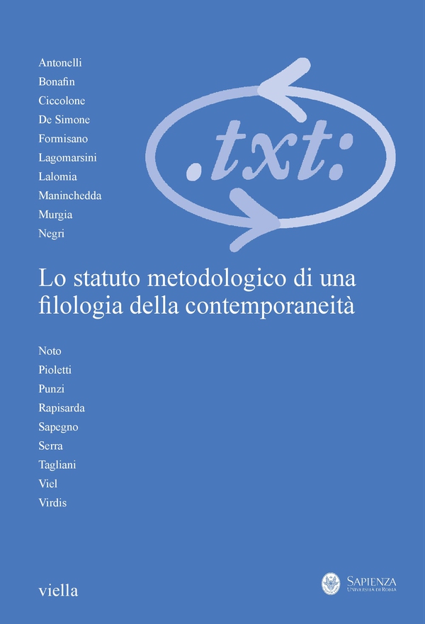 Critica del testo (2020) Vol. 23/3 - Librerie.coop Critica del testo (2020) Vol. 23/3 - Librerie.coop