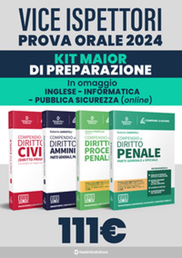 Prova orale viceispettori polizia. Kit: Compendio civile-Compendio amministrativo-Compendio penale-Compendio processuale penale - Librerie.coop Prova orale viceispettori polizia. Kit: Compendio civile-Compendio amministrativo-Compendio penale-Compendio processuale penale - Librerie.coop