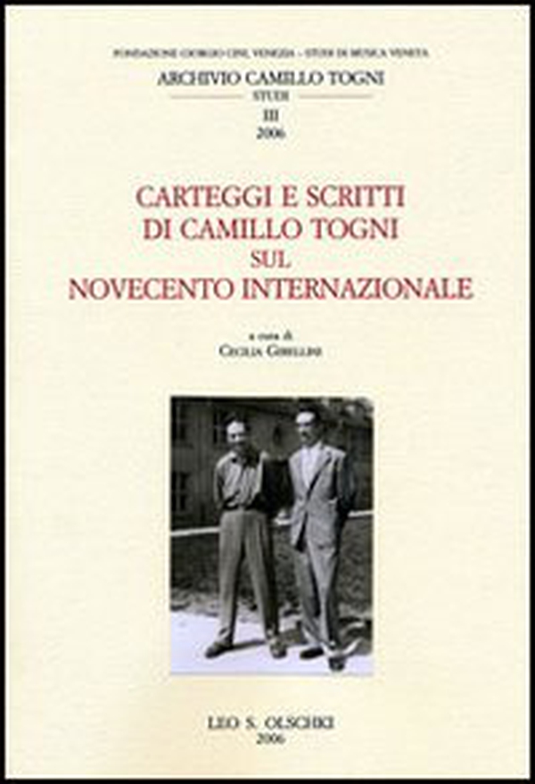 Carteggi e scritti di Camillo Togni sul Novecento internazionale - Librerie.coop Carteggi e scritti di Camillo Togni sul Novecento internazionale - Librerie.coop