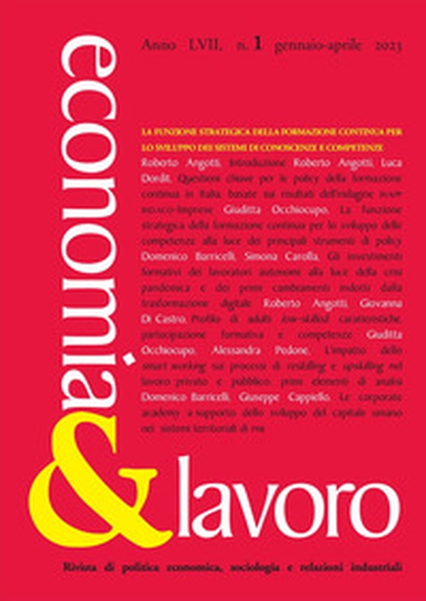 Economia & lavoro - Vol. 1 - Librerie.coop Economia & lavoro - Vol. 1 - Librerie.coop